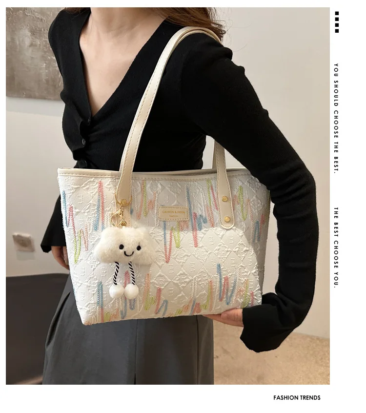Fashion Ladies Large Capacity Handbags High Quality Shoulder Bags Designer New Elegant Women Top Handle Tote Bag Female
