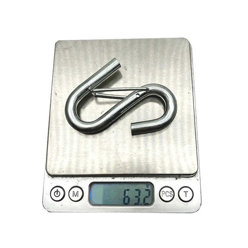 China Factory Wholesale Price Marine Ringging Zinc Plated Trucks Hardware a Shaped Hook with Spring Heavy Duty Hook