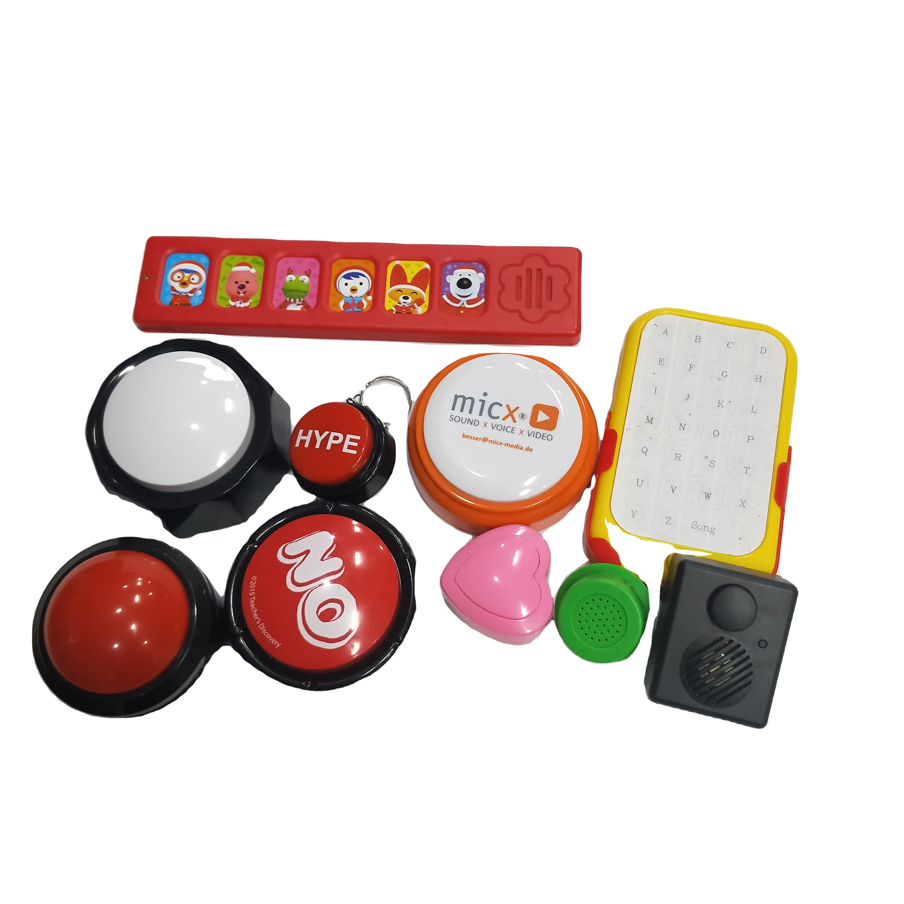 vibrating sound toy Digital Heart-Shaped Vibrating Sound Toy Plush Stuffed Animal with Voice  Recorder Module Made of Plastic main image 0