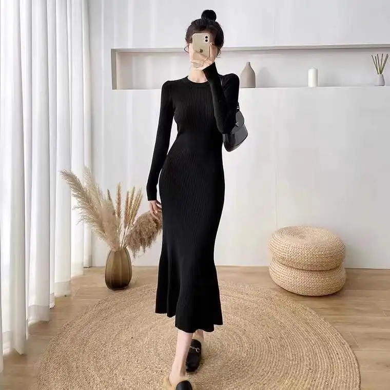 Dresses Women Lady Elegant Clothing Knitted Sweater American Vestido  Wholesale Fashion Designer Vintage Guangzhou Manufacturer - Buy 2050 New  Arrivals