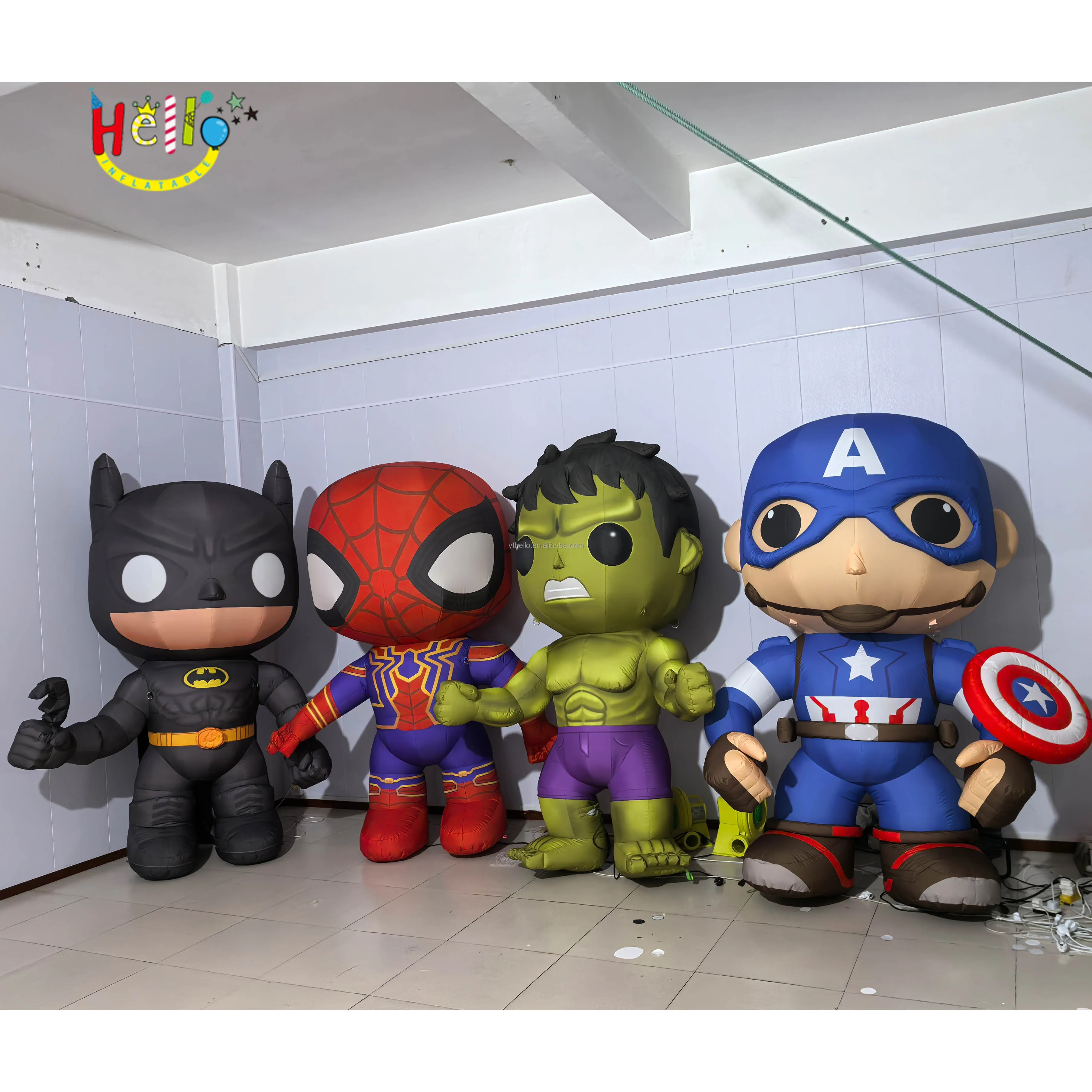 Parade Performance Inflatable Walking Cartoon Character Costume Inflatable Hero Costume