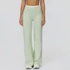 light green flare pants