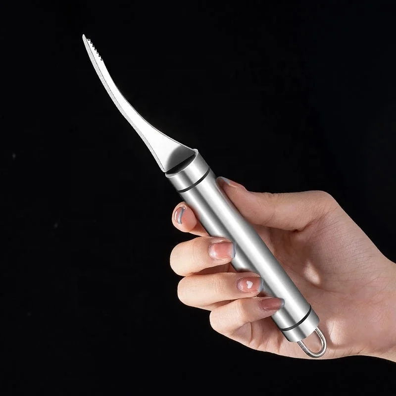 Нож для чистки креветок из нержавеющей стали нож и кишечника пилинга кухонный инструмент