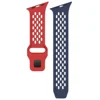 14# Rouge avec bleu nuit