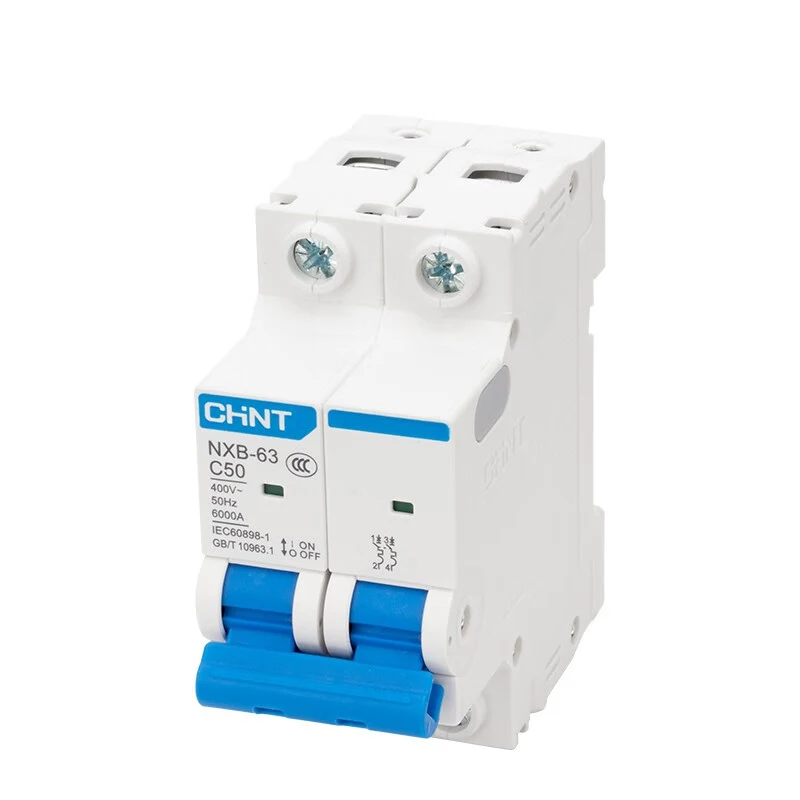 CHINT NXB-63 Mini Molded Plastic Case Circuit Breaker 1P 2p 4p for