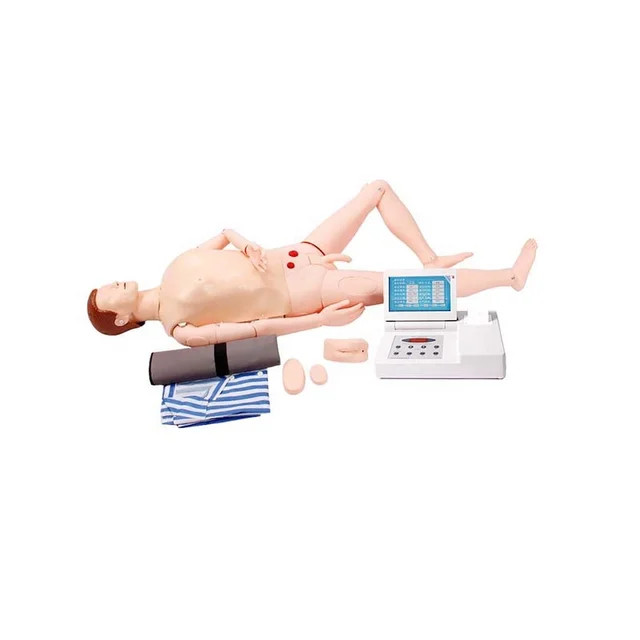 DARHMMY Advanced Multifunctional Medical Science Manikin Nursing First Aid Training-CPR Urinary Catheterisation Arm Puncture