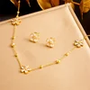 Necklace earrings set