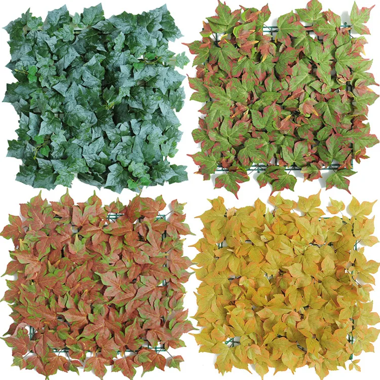 Simulation plant decoration outdoor eucalyptus simulation lawn green plant wall lawn background wall image wall