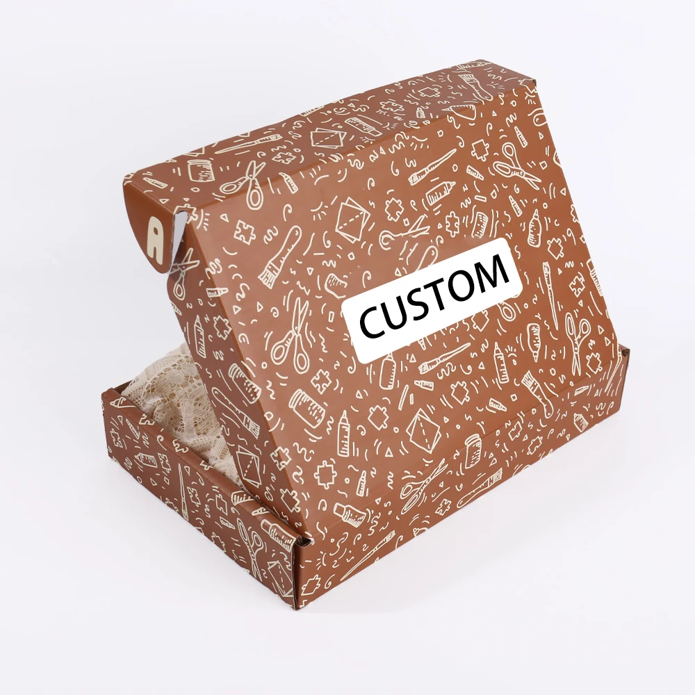 Boîte d’expédition pliante pour stockage, déménagement et transport, fabriquée en usine selon les spécifications OEM/ODM, en carton ondulé écologique, élégante et raffinée, pour l’emballage de vêtements, chaussettes et fourrures