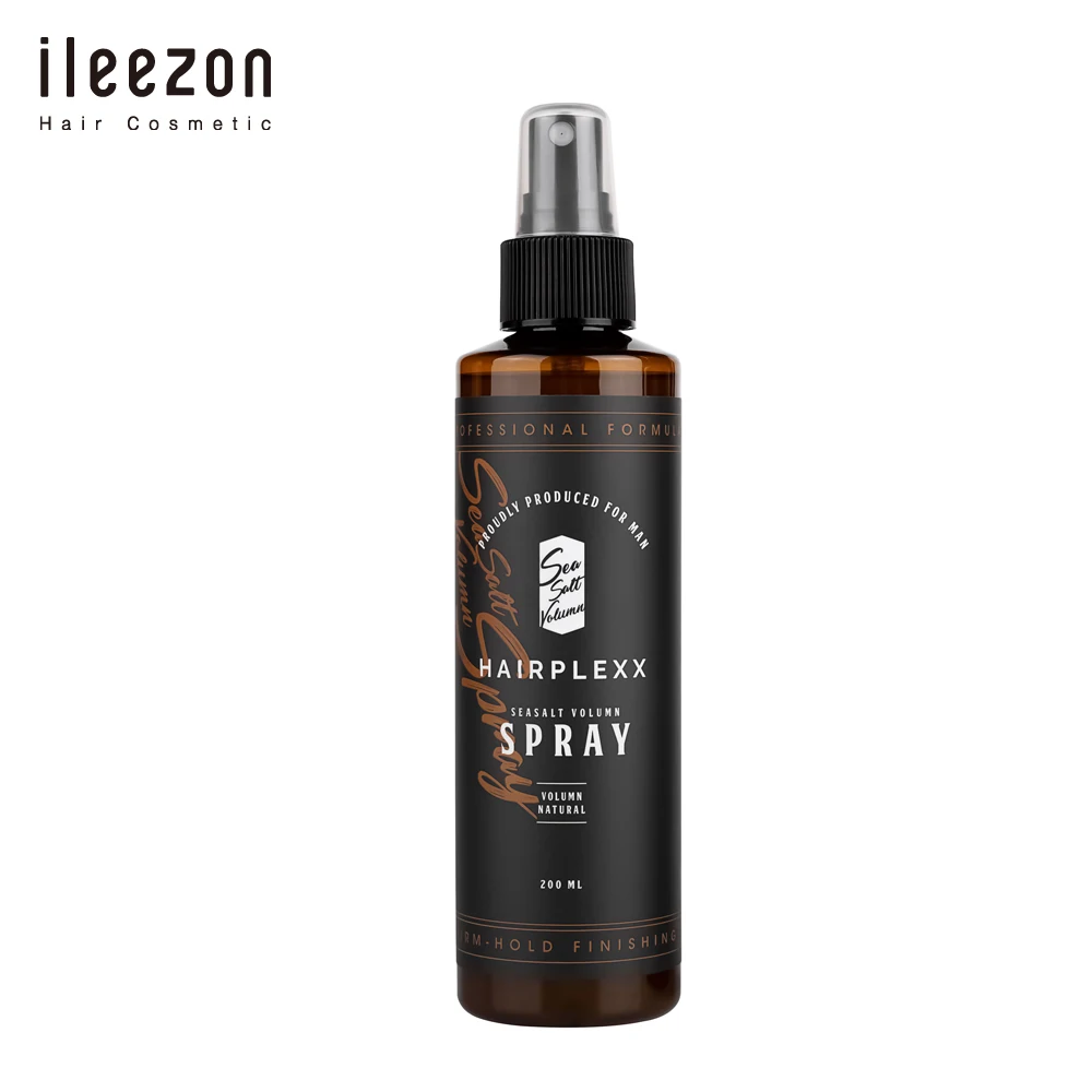 Private Label Texturizing Sea Salt Volume Spray for Men Light Hold 200ml