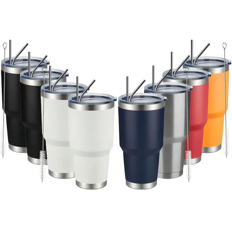 Low Price Customization Double Wall 304 Stainless Steel 30 oz Eco-Friendly Insulated Tumbler Travel Party Giveaways Business