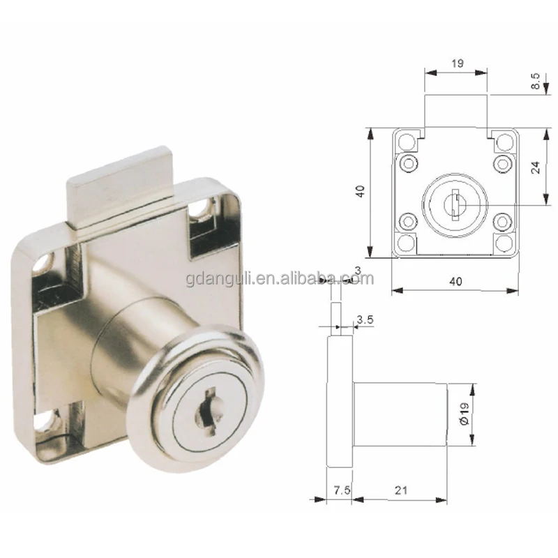 Desk File Lock Secure Your Cabinet Desk with Anguli's 138 Iron File Lock