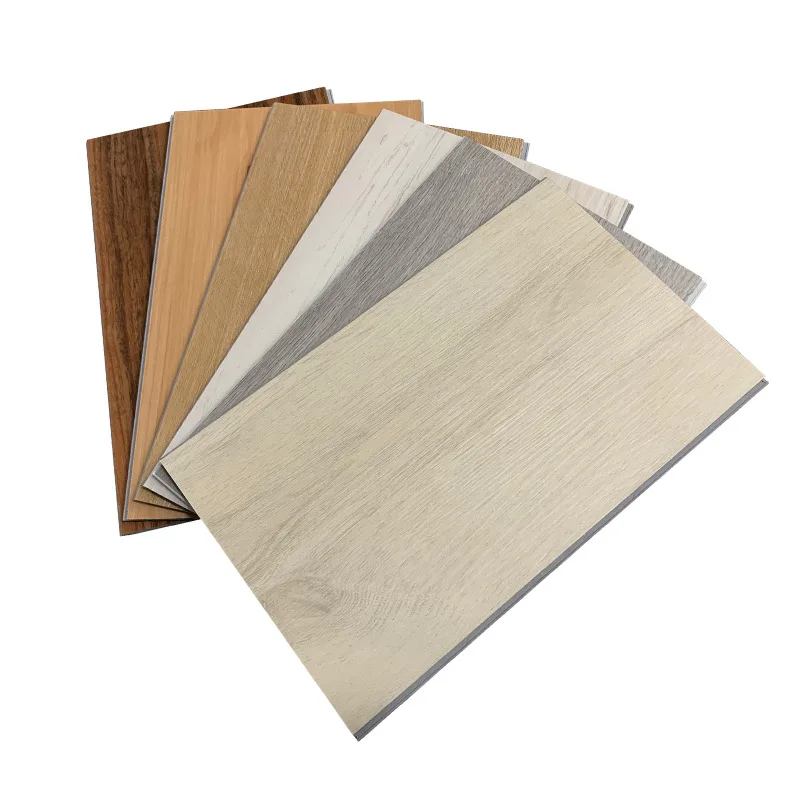 LT Easy Maintenance SPC Flooring 4mm 5mm 8mm Laminate  Wood Grain Real Touch Texture Plastic Flooring Click Installation Parquet