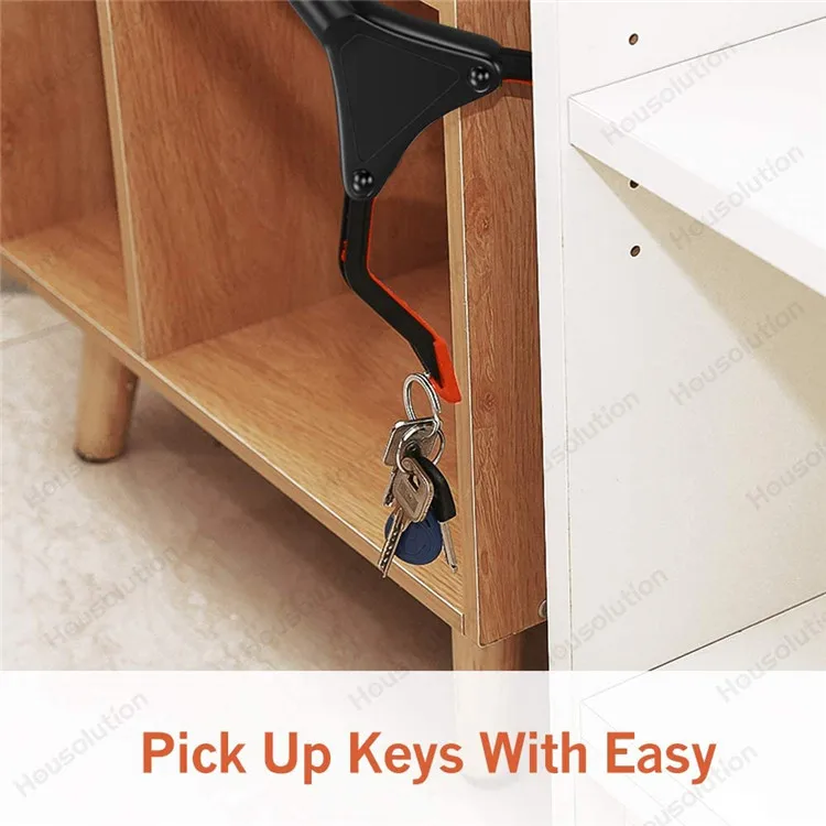 32"  Foldable Lightweight Long Arm Extender Reacher Grabber Tool with Magnet