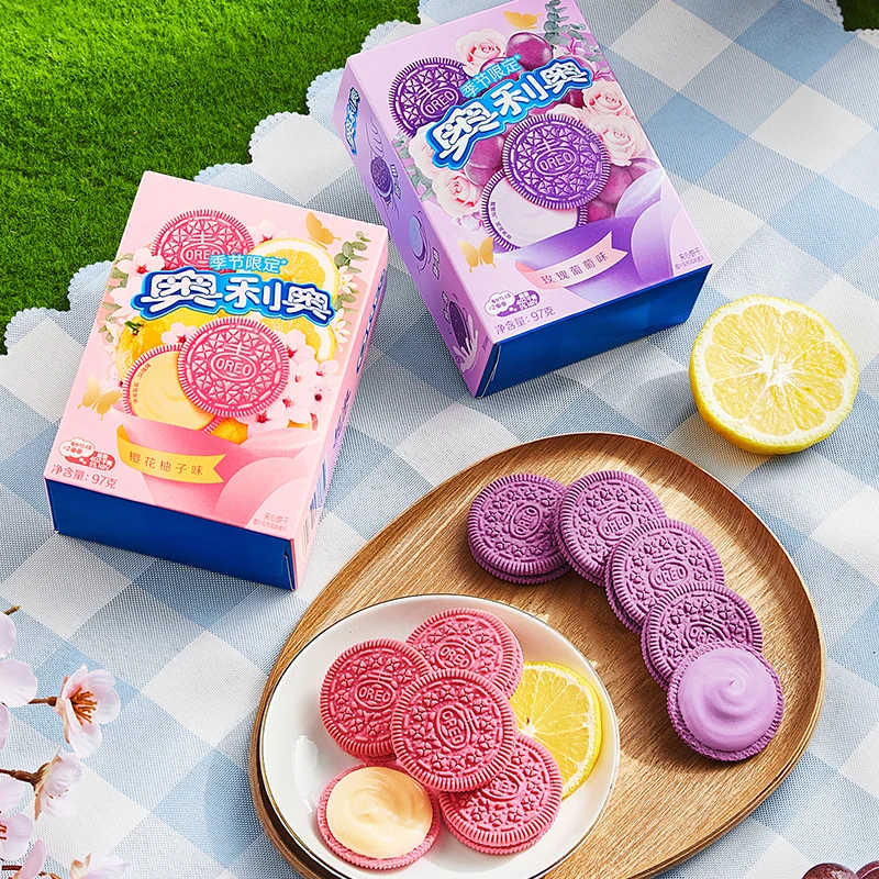 Sakura Yuzu Flavor Oreo Cookies - Limited Edition Biscuits