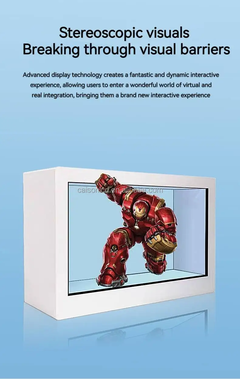 32-Inch Transparent Smart Touch Screen LCD Showcase Cabinet FHD Display Android Windows System Indoor Advertising Equipment manufacture