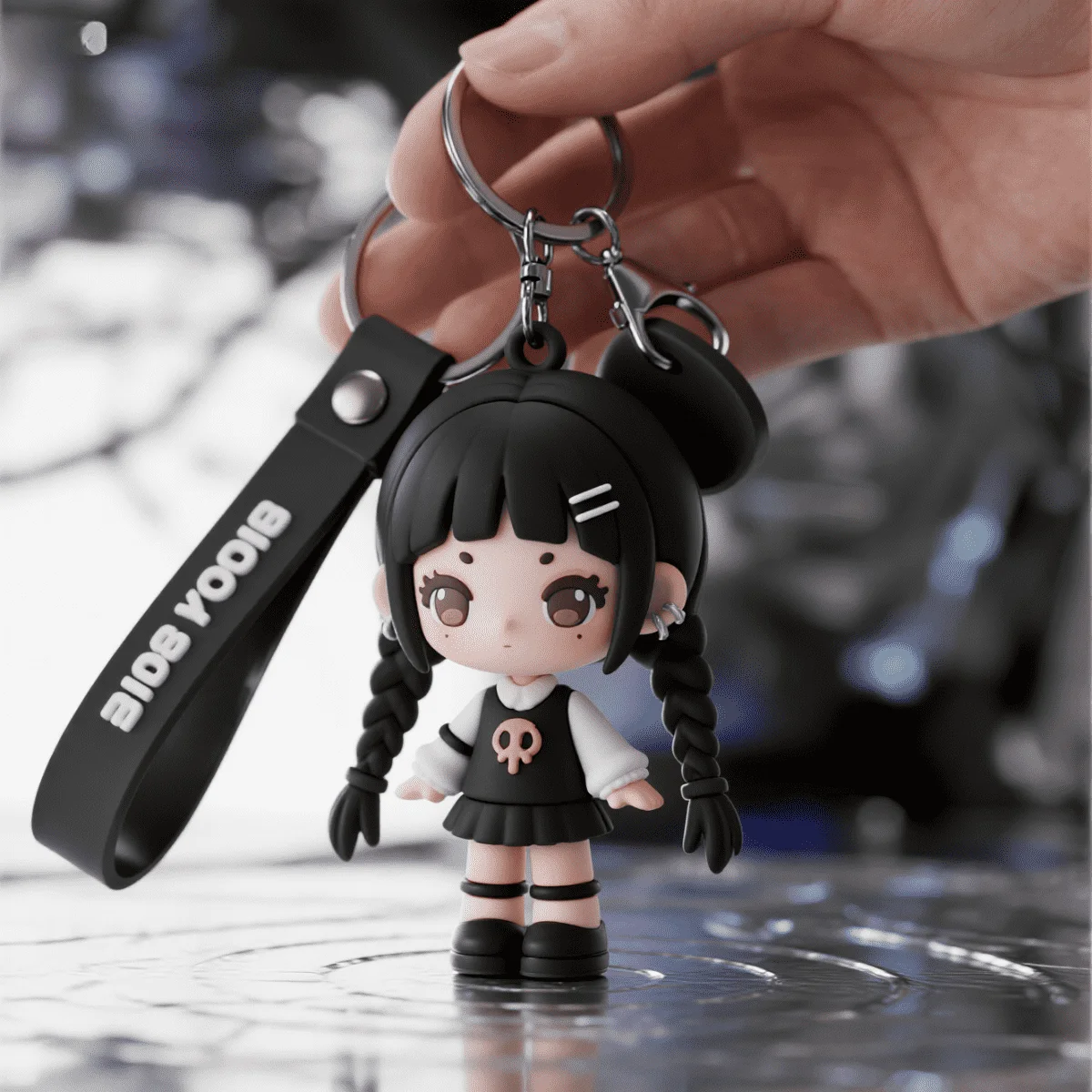 Custom High Quality 3D Soft PVC Keychain Personalized Avatar Cute Cartoon 2D Soft PVC Key Chain Custom