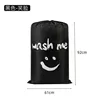 Large Smiley Face - Black