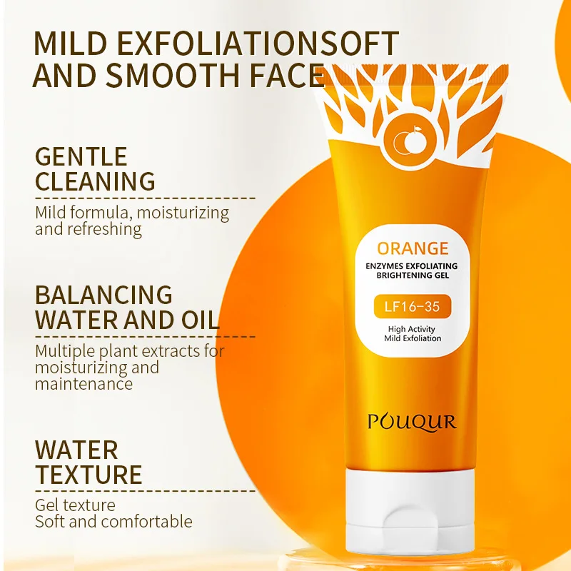 Cross-border Organic Orange Enzyme Exfoliating Gel for Acne Skin