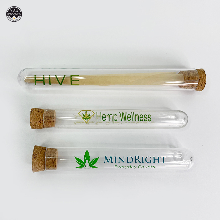 Прозрачная пластиковая пробирка с пробкой разных размеров