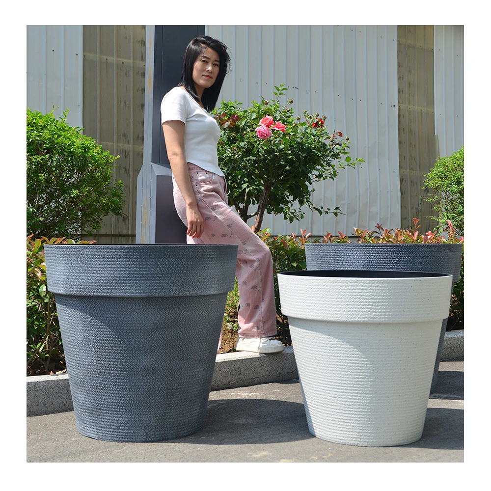 【7/18まで限定SALE】最終価格 大型プランター直径44.5㎝×高さ40 ㎝ 楽天市場】【楽天1位】プランター 大型 直径40cm ラウンド 円形