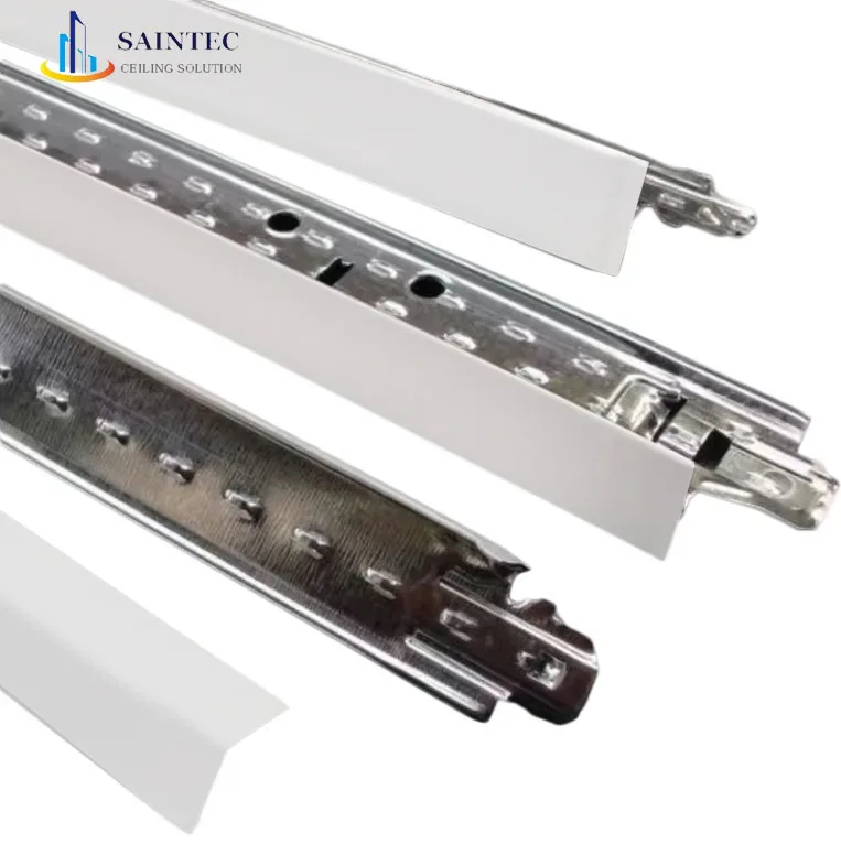Modern Design Sunshine/Saintec Galvanized Steel Flat Ceiling Grid T Bar False Suspended System with 5-Year Warranty