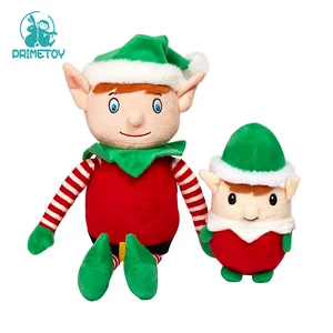 China Wholesale Customized Cute Cartoon Christmas Elf Stuffed Gifts Plush Toy With Hat