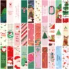 7 marcapáginas navideños coloridos