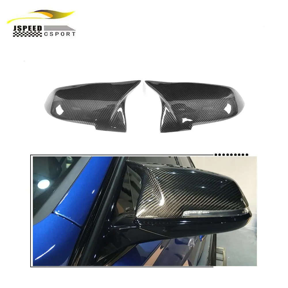 Carbon Fiber Look Side Mirror Cover Caps For BMW 3 Series F20 F21 F30 F32 & More – Glossy ABS, Direct Replacement