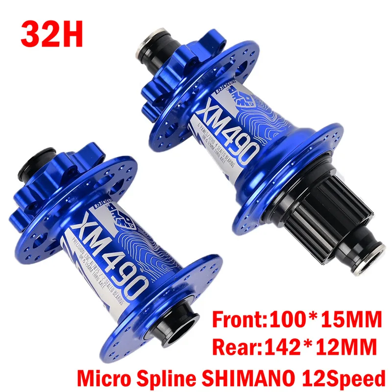 Koozer XM490 Mountain Bike Disc Brake Hub Cubes 6 Palws
