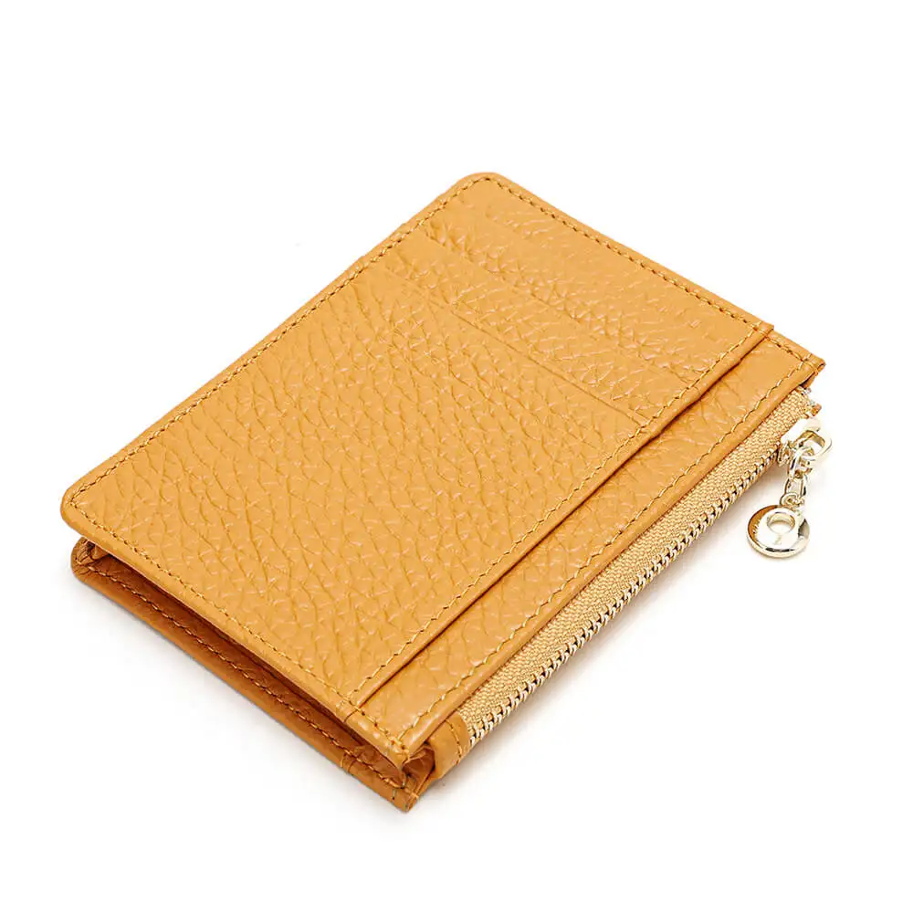 Женский кошелек из искусственной кожи с логотипом на заказ, кредитница с блокировкой RFID, тонкий держатель для карт