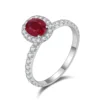 18K White Gold