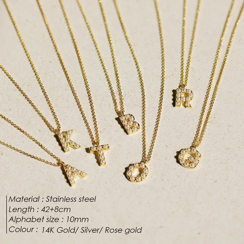 Charms Dainty Initial Necklace