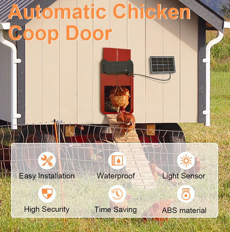 Vertical Sliding Chicken Coop Door Automatic Remote Solar Chicken Coop Door With Timer Buy