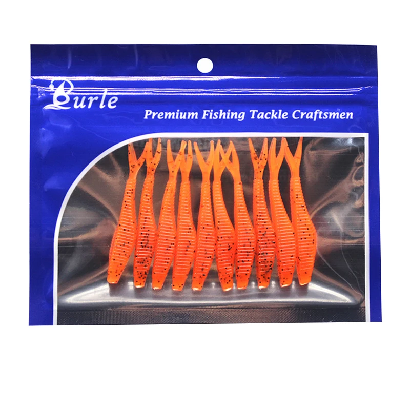 Fishing Lure Packaging Bag Plastic Bait Box Worm Lures Bag Customizing