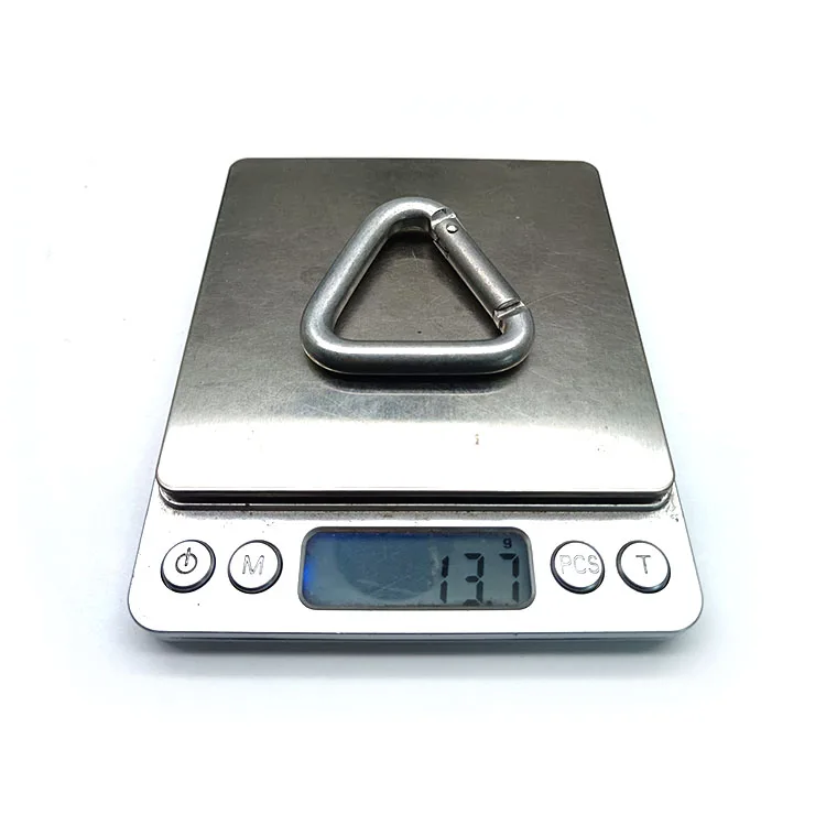 Factory Director High Quality Metal Triangle Snap Hook Carabiner Spring Hook