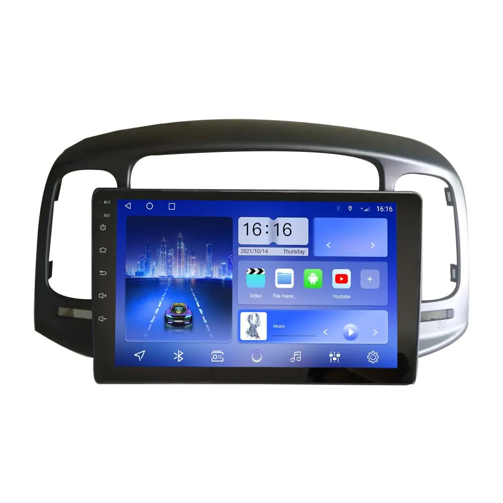Façade d'autoradio 2-DIN avec vide poche Kia Sportage LX (QL) 2016-2018 - Auto
