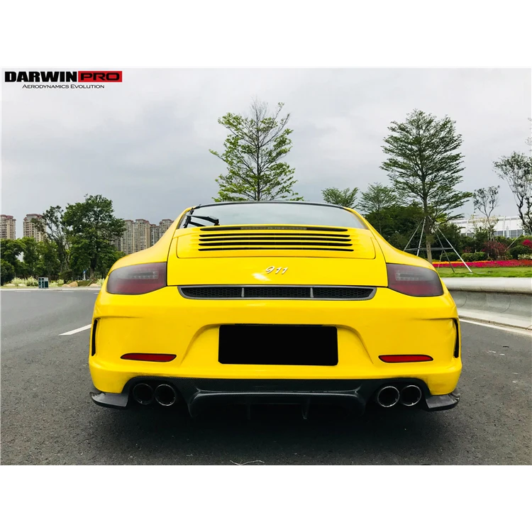 DarwinPRO 991 GT3 Style FRP Body Kit Front Bumper Side Skirts Fender Rear Bumper for Carrera 911 997