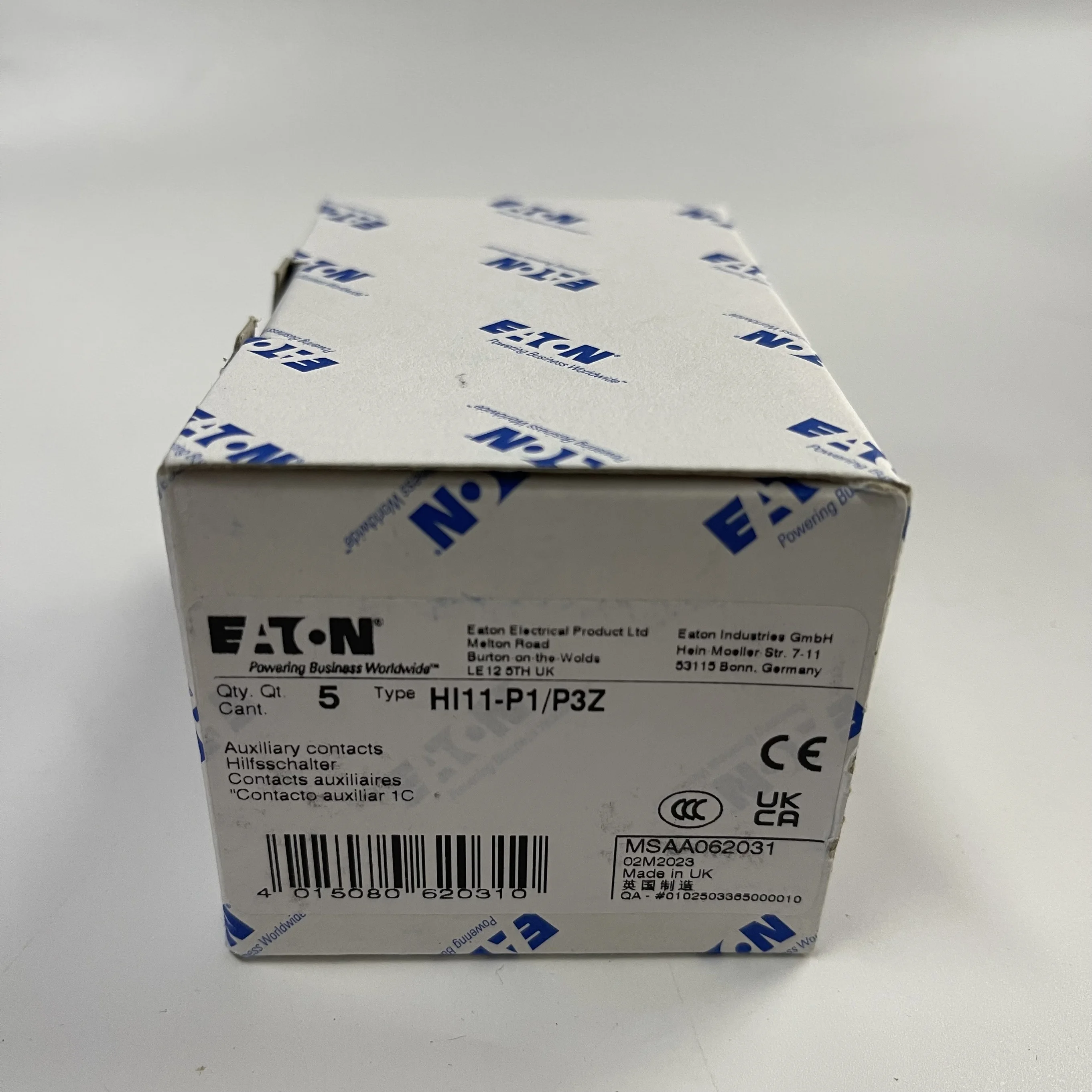 Eaton Auxiliary Contact Block HI11-P1/P3Z Eaton Auxiliary Contact Block HI11-P1/P3Z