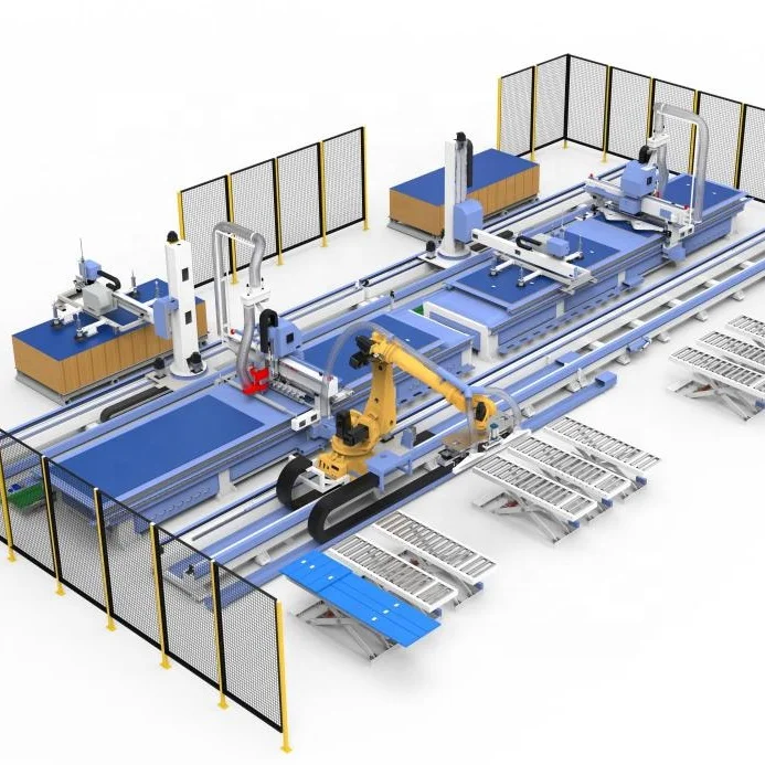 Customization Auto Labeling  Loading Unloading Mechanical Arm Picking Furniture Production Line Woodworking Cnc Machines