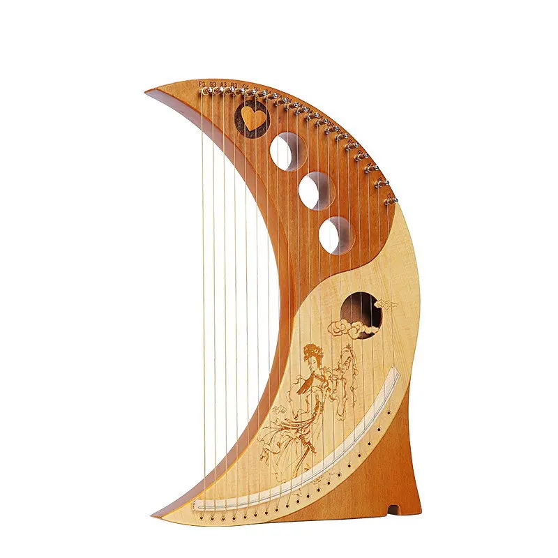 Lyre19弦ハープ習得しやすいポータブル19弦ライアーハープハープ