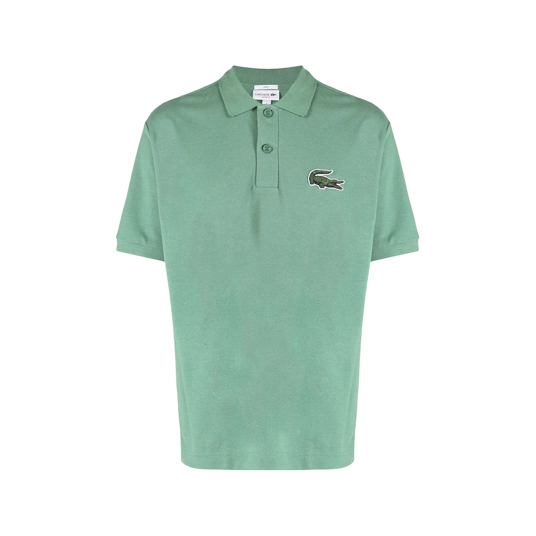 Lacoste Original Loose Fit 80's Croc Unisex Polos Color: Ash Tree | 100% Authentic