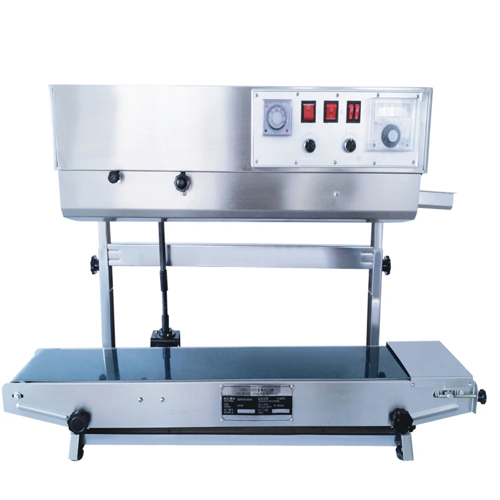 FRD1000 Semi-automatic Plastic Bag Heat Sealing Machine Continuous Band ...