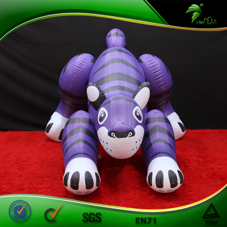 Custom Inflatable Toy - Furry Pool Fun with Giant Tiger