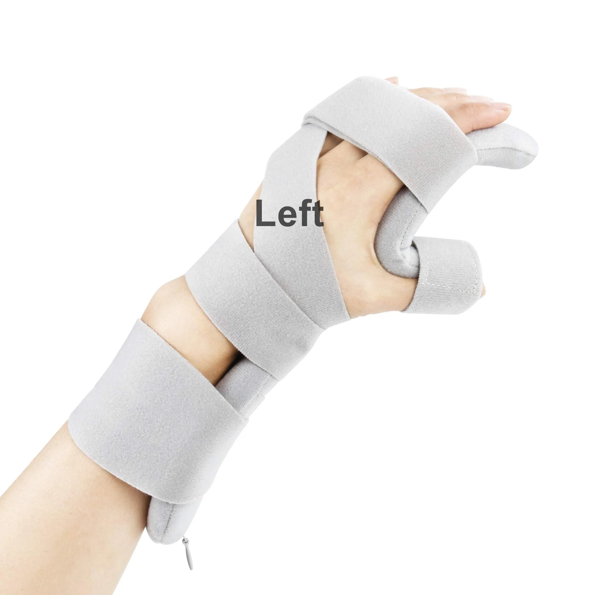 Resting Hand Splint for Stroke Recovery & Carpal Tunnel Relief - Night Immobilizer with Removable Splints, Arthritis Tendonitis