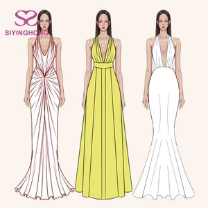 High Quality Custom Clothing for Women New Design High Fashion Lace Decorated Dress Woven Weaving Direct China Factory Suppliers