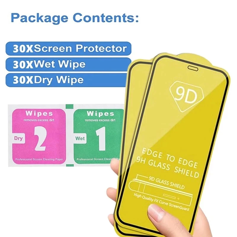 9d Full Glue Glass Mobile Phone Screen Protector Comprehensive