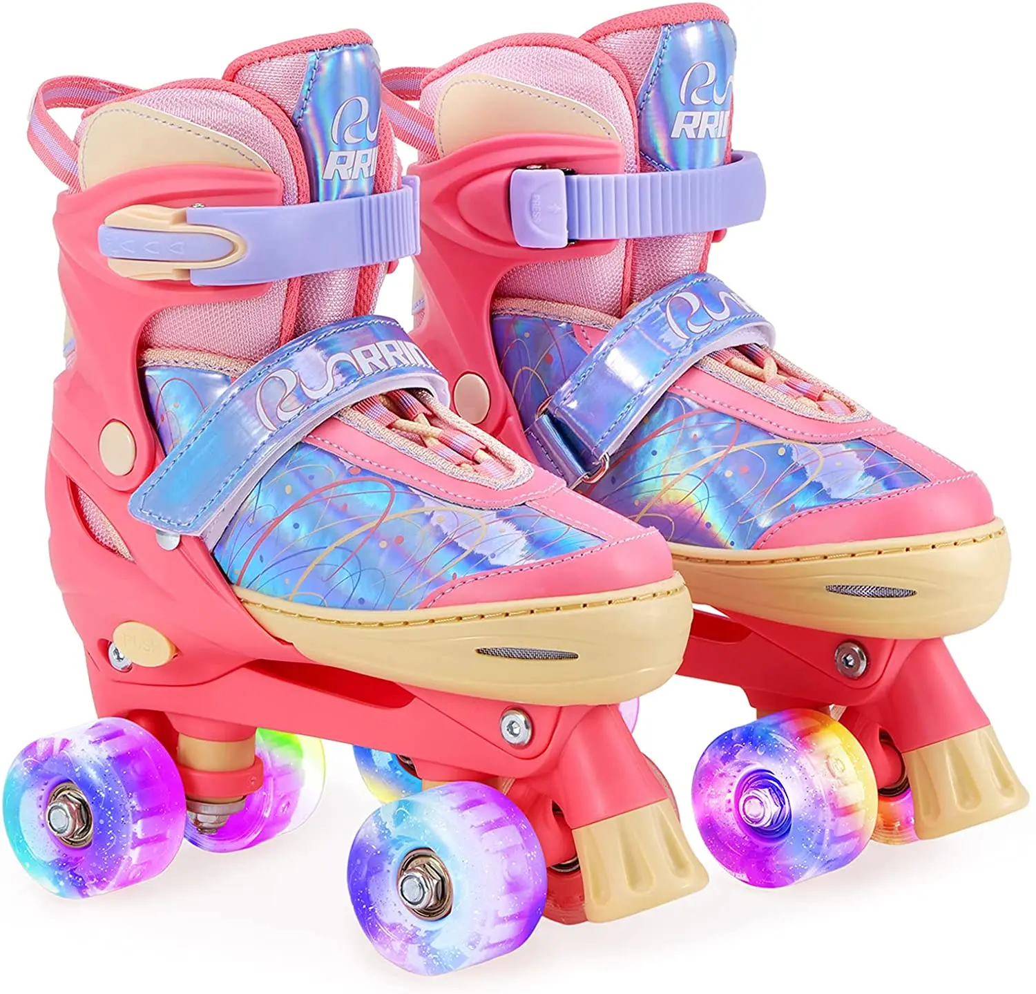 entreprenør dommer fly Wholesale Roller Skates for Kids Girls, 4 Size Adjustable Quad Skate with  Light Up Wheels for Children Indoor and Outdoor From m.alibaba.com