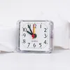 182 square clock, white