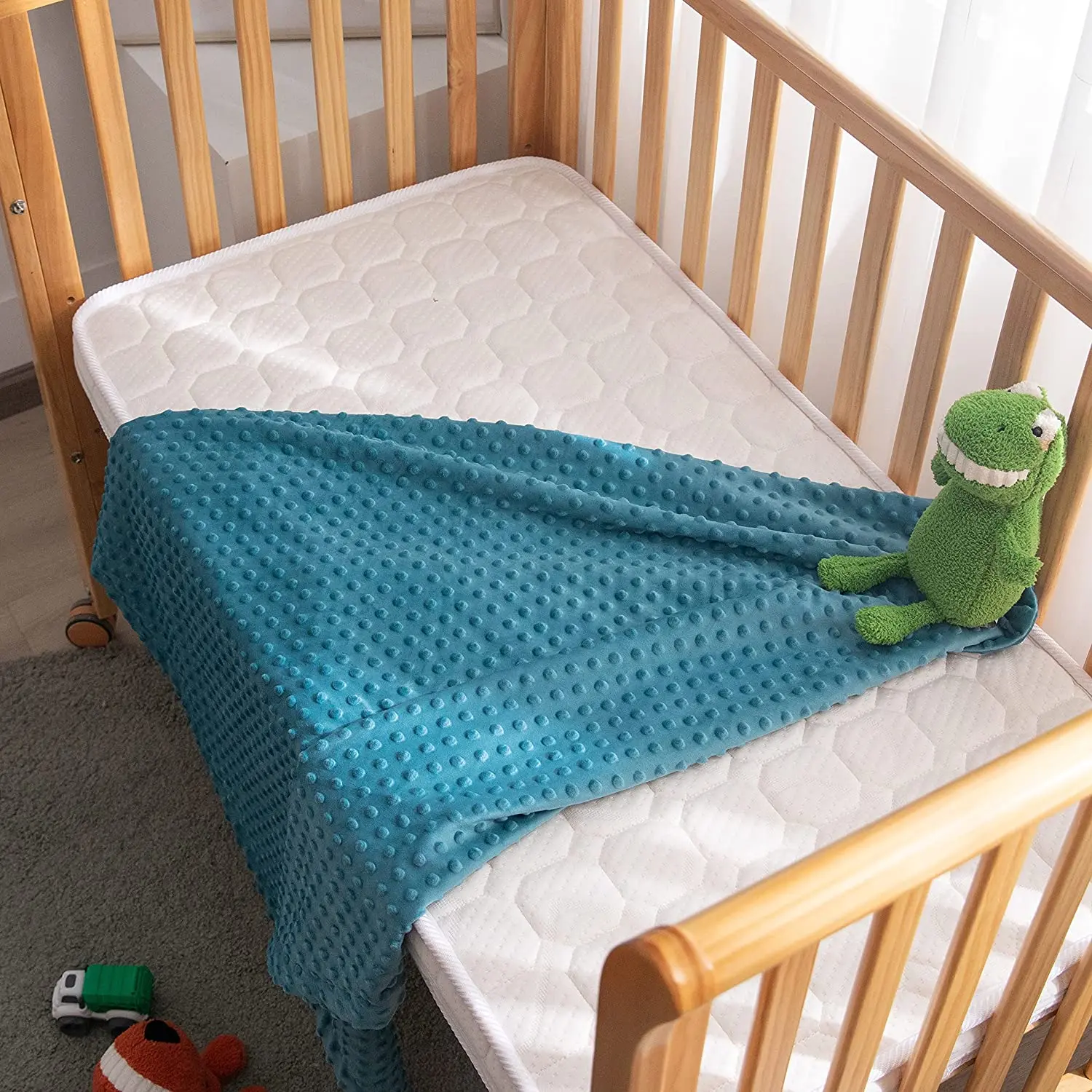 Factory ChinaDouble Dots Blankets Wrap Baby Soft Warm Flannel Blanket for Boys and Girls